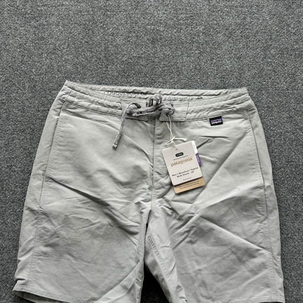 Patagonia Shorts Mens 30 Grey Wavefarer Hybrid Walk Board 18 Swim Trunks Pool